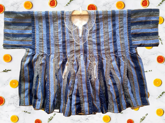 Handwoven festive Smock -HFS1