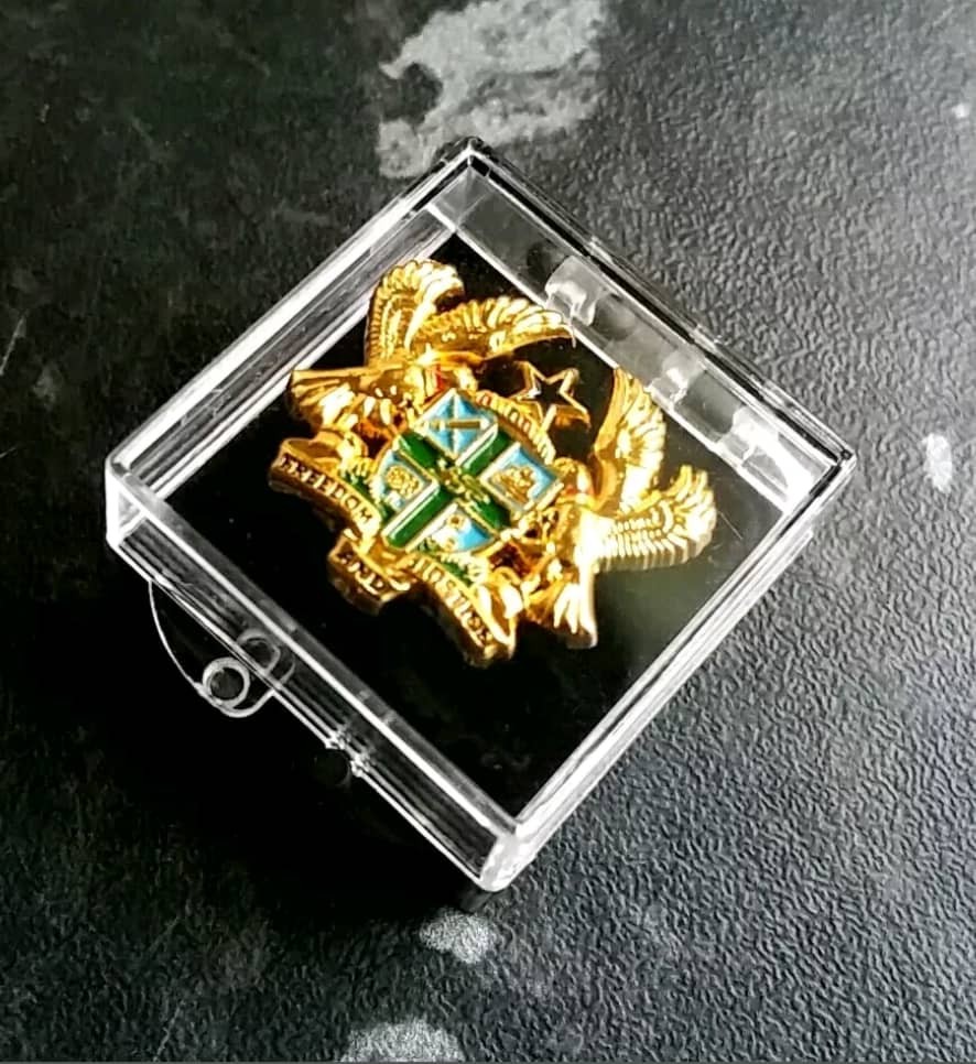 Ghana Coat Of Arms Unisex Lapel Pin/Brooch Large