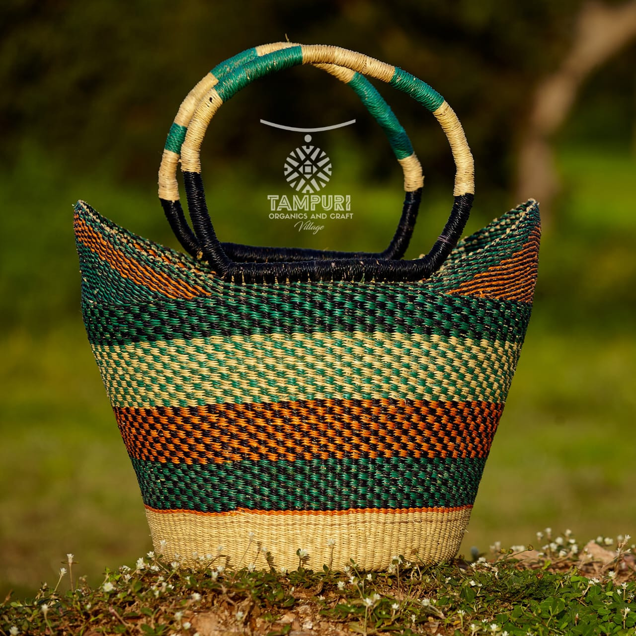 Siira (Truly lovely)- Handwoven Bolga Basket