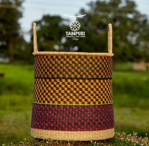 Yooza (Container) - Handwoven Bolga Basket