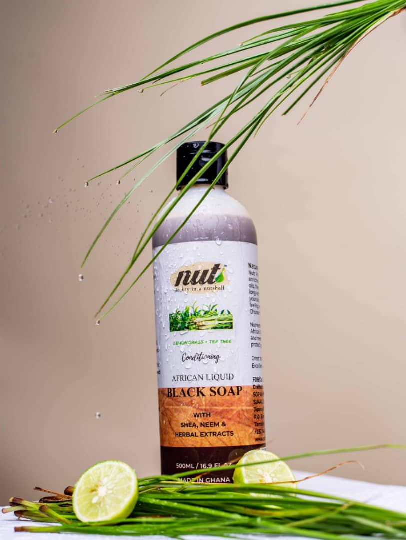 NUT Conditioning Liquid Black Soap - Lemongrass & Tea Tree