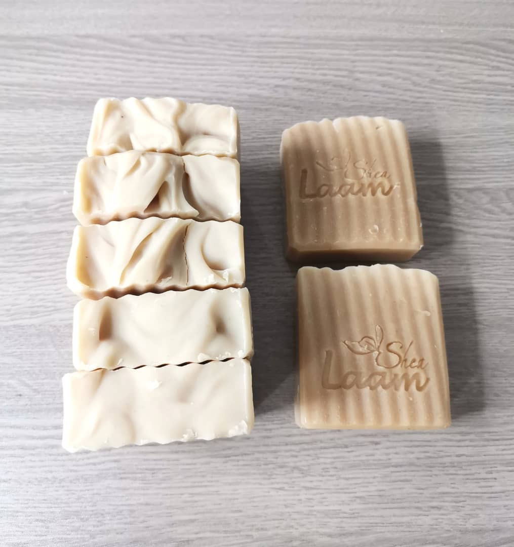 Shea Butter Soap with Oatmeal Milk and Honey (Unscented)