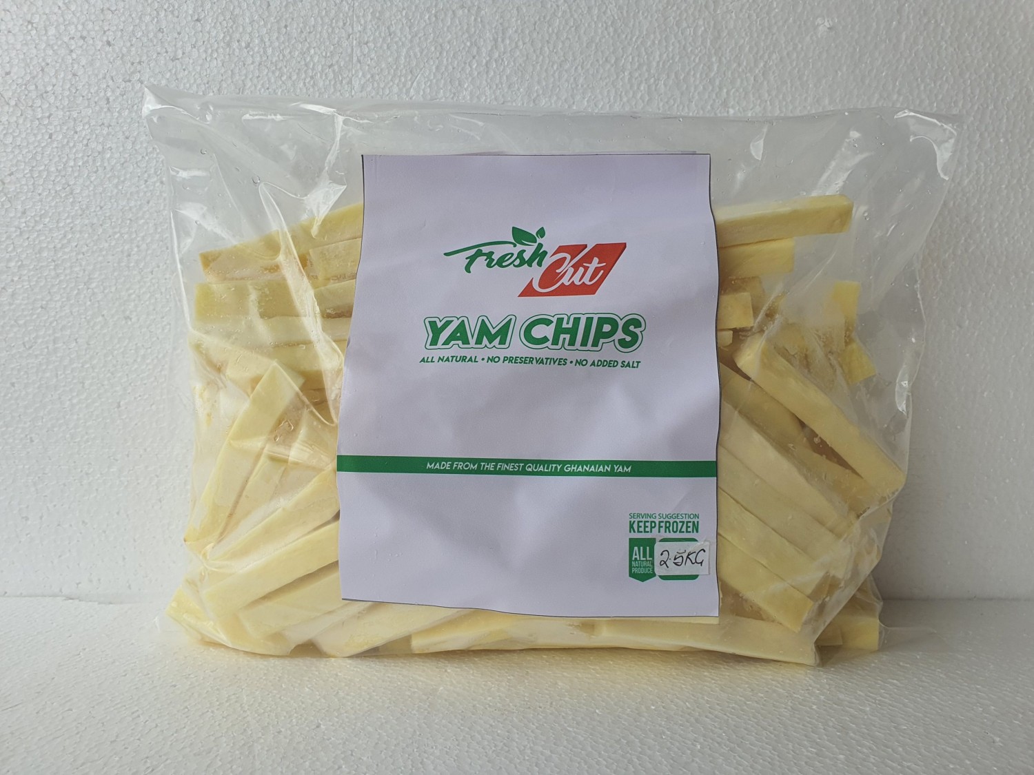 FreshCut Yam Chips – 2.5 kg