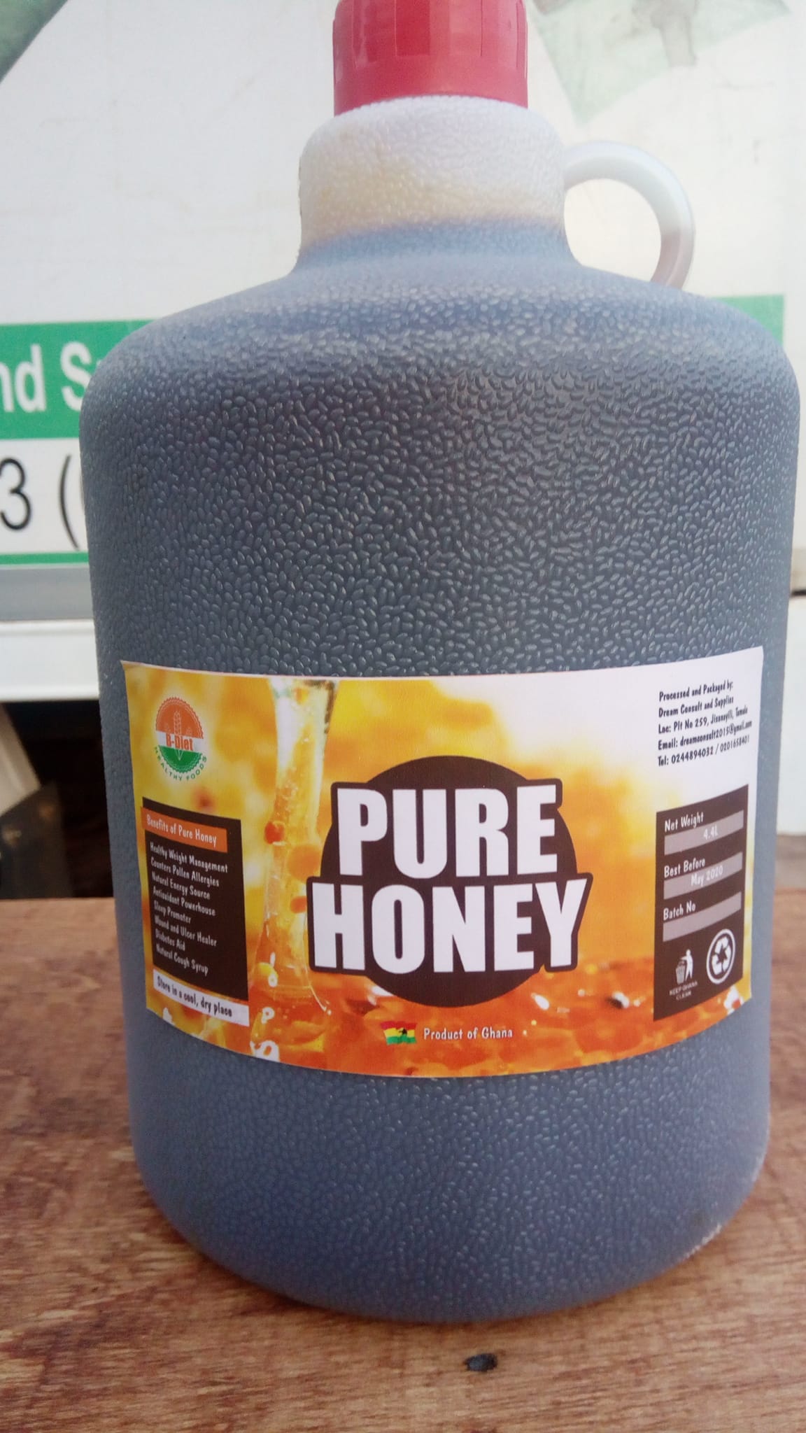 B-Diet unadulterated Honey 4.5L