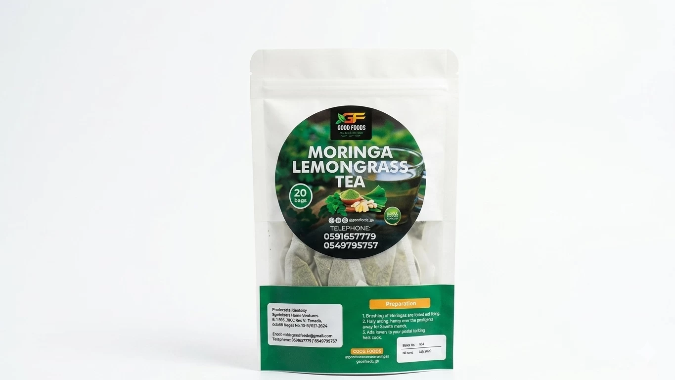 Good Foods Moringa Lemongrass Tea