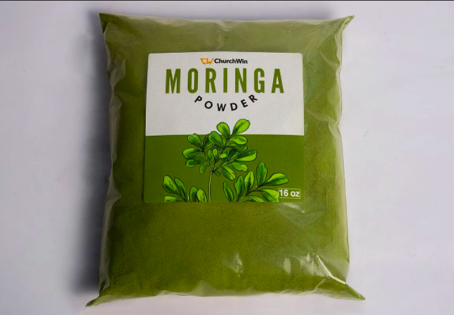 Moringa Powder, 100% Raw and Natural from Ghana, Premium Quality -500g(16 oz)